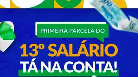 13º salário já está na conta!