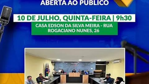 Câmara de Massaranduba convoca população para sessão extraordinária nesta quinta-feira (10)