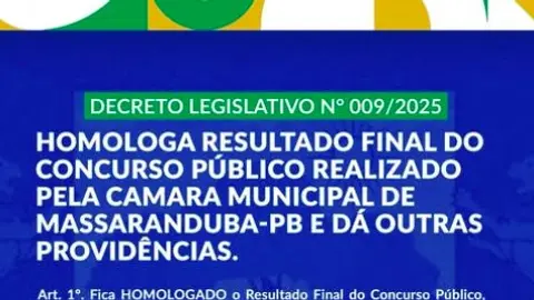 Decreto Legislativo nº 009/2025