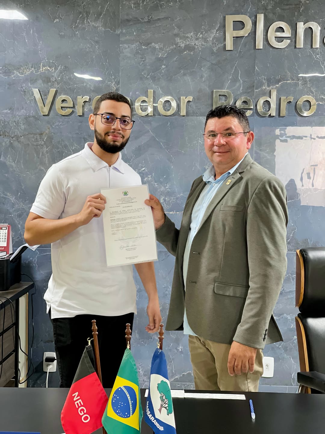 Câmara de Massaranduba empossa novo servidor aprovado em concurso