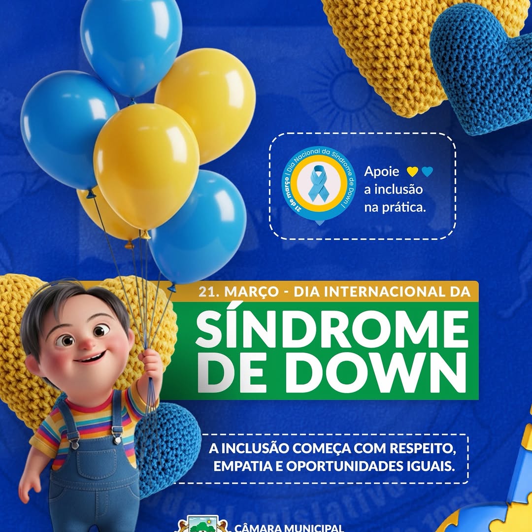 Dia Mundial da Síndrome de Down: Cidade reforça inclusão e respeito