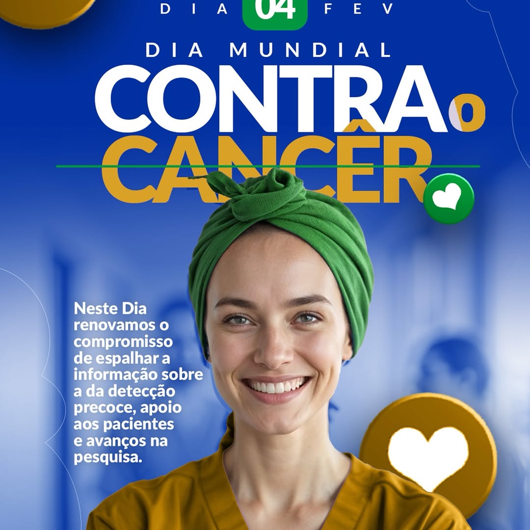 Dia Mundial do Câncer: Prevenção e Diagnóstico Precoce Salvam Vidas